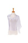 iSpchen Femme Soirée Wrap Étole Châle élégant pour Mariages, fêtes, Demoiselle dhonneur, Bal pour Femme Écharpe Longue Échar