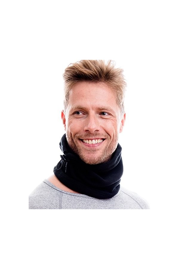 Hilltop Echarpe polaire multifonction Echarpe tube pour homme et femme - Tour de cou moto - Masque - Cache-cou - Echarpe auto