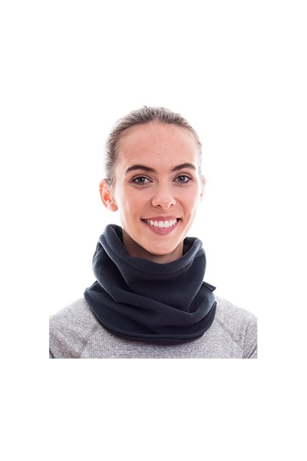 Hilltop Echarpe polaire multifonction Echarpe tube pour homme et femme - Tour de cou moto - Masque - Cache-cou - Echarpe auto