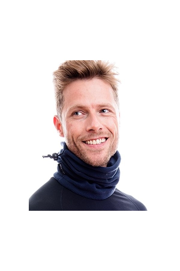 Hilltop Echarpe polaire multifonction Echarpe tube pour homme et femme - Tour de cou moto - Masque - Cache-cou - Echarpe auto