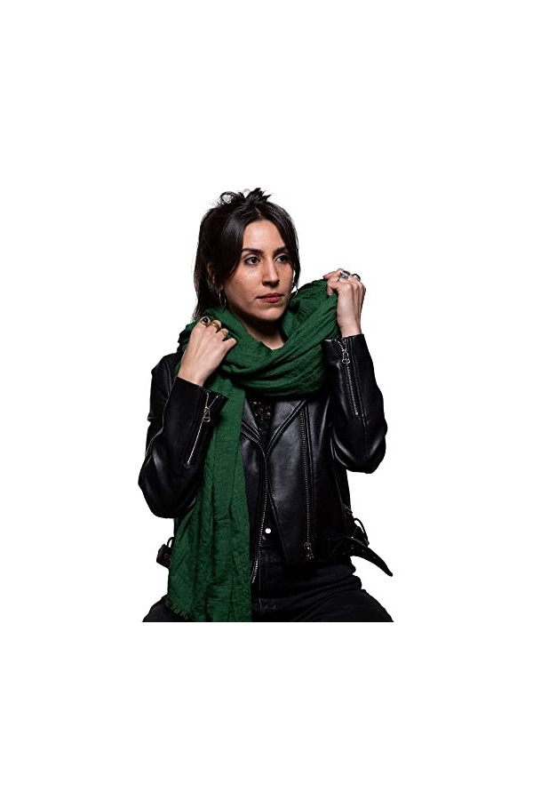 Ittû Foulard Femme 35 Couleurs Grande Echarpe Touché Soie en Viscose Trés Agréable et de Qualité Supérieure.