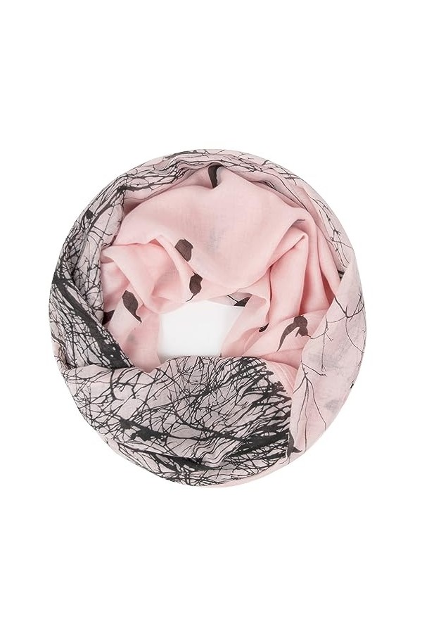 Gloop Écharpe tube pour femme - Couleur unie - Multicolore - Taille unique