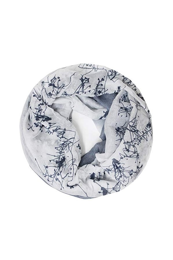 Gloop Écharpe tube pour femme - Couleur unie - Multicolore - Taille unique