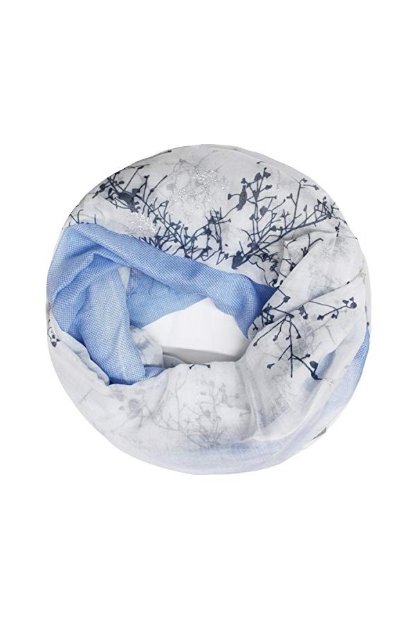 Gloop Écharpe tube pour femme - Couleur unie - Multicolore - Taille unique