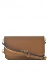 Guess Noelle Xbody Flap Organizer, Sac a bandouliere Womens, Cognac, Taille Unique