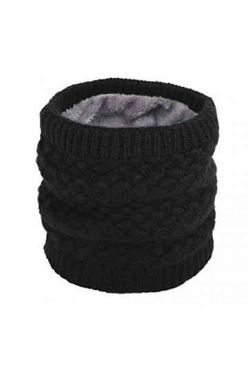 Écharpe tricotée pour femme - Écharpe chaude - Douce et respirante - Pour lhiver, Noir , 50cm/19,69