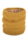 Cache-Cou Tricoté Homme et Femme Hiver Chaud Tube EcharpesTricot Tour De Cou Avec Double Polaire Tube Foulard pour Ski Moto B