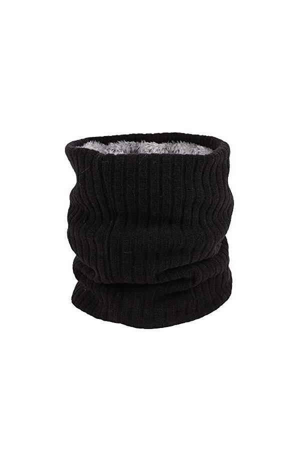 BOBKY Écharpe Femme et Homme Tour de Cou Chaud Tricot Hiver Foulard Unisexe Cache-Cou Tricoté Echarpe pour Ski Moto Bicyclett