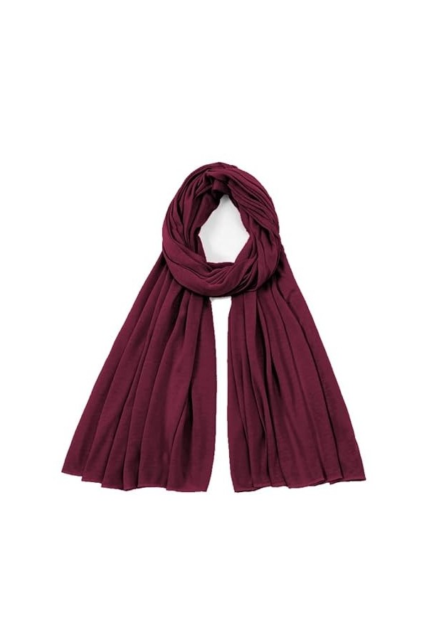 Van Der Rich ® - Echarpe Uni Étole Douce 68cm*170cm - Femme Noir 