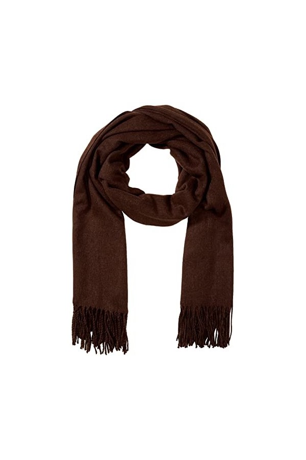 Only ONLSARA Life Melange Woven Scarf écharpe, Café Chicory, Taille Unique Femme