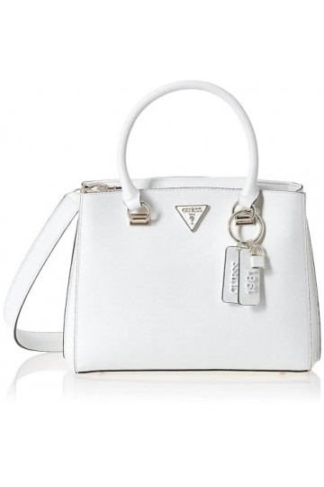 Guess Noelle Girlfriend Satchel, Bag Women, Rose légère, Taille Unique