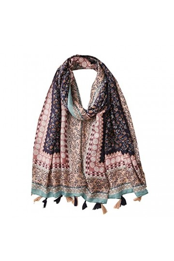 Vellette WLHS Écharpe imprimée léopard, acrylique