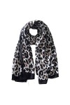 Vellette WLHS Écharpe imprimée léopard, acrylique