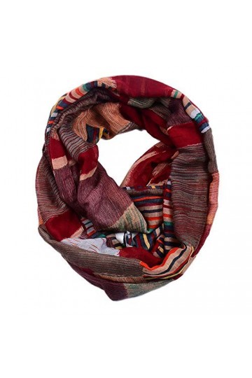 Sawekin Écharpe tube pour femme - Idée cadeau pour les femmes, Note de musique Z - Bleue, taille unique