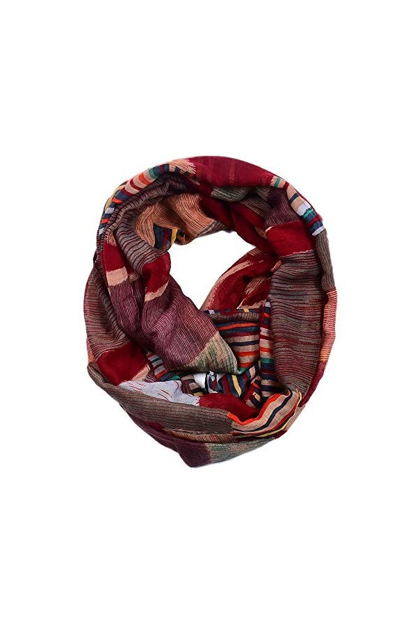 Sawekin Écharpe tube pour femme - Idée cadeau pour les femmes, Note de musique Z - Bleue, taille unique