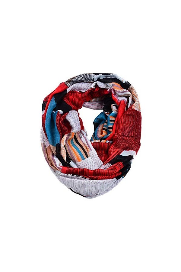 Sawekin Écharpe tube pour femme - Idée cadeau pour les femmes, Note de musique Z - Bleue, taille unique