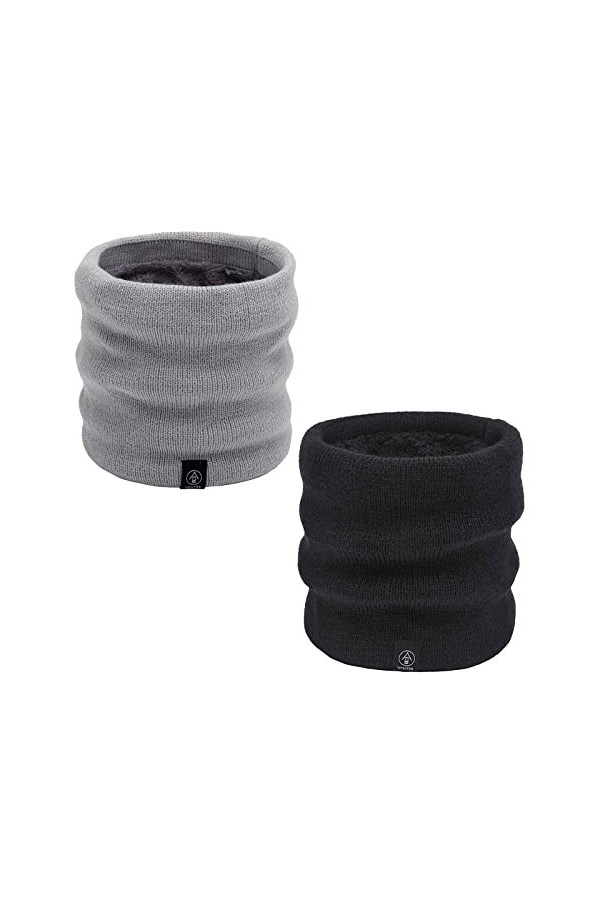 TSHAOUN écharpes dhiver pour femmes hommes, Tour de Cou Gaiter Masque Cagoule Cache pour femmes écharpes de tricot écharpes 