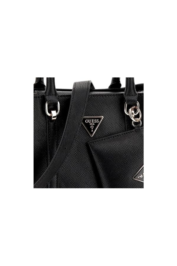 Guess Borsa mano/tracolla Eco Craig girlfriend satchel black B24GU02 VB867606 Media