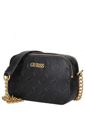 GUESS Geva Sac à bandoulière 20 cm Noir Taille Unique