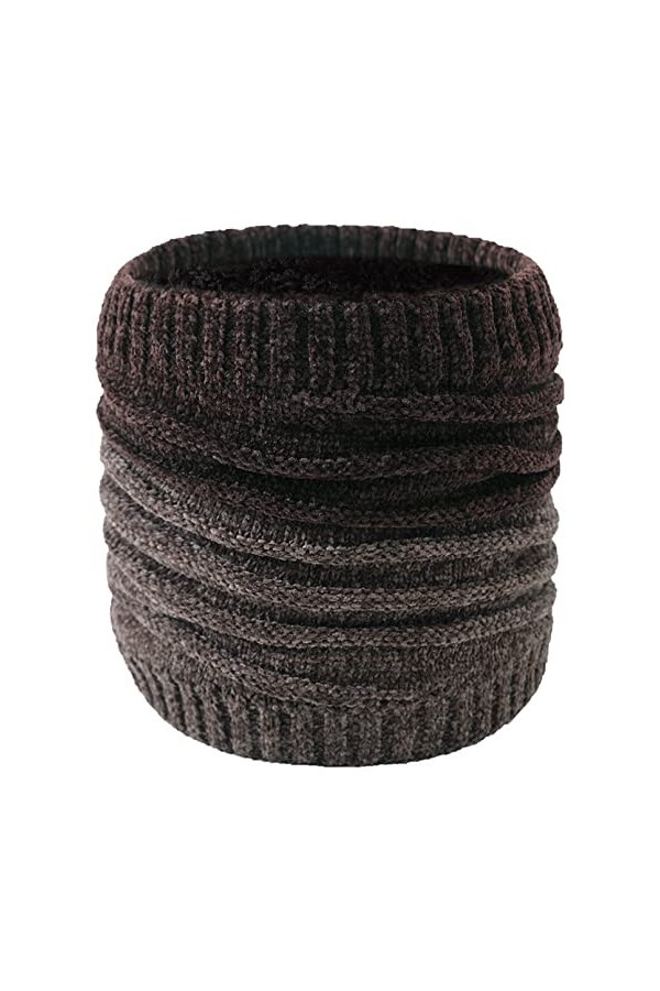 DURINM Hiver Tube Écharpe Femme Chaud Écharpe Cercle Cache-cou Enfant Tour de Cou Écharpe Pour Homme Unisex Hiver Écharpe Tri