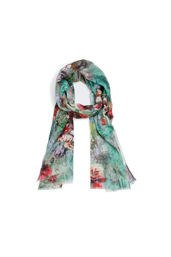 Van Der Rich ® - Foulard en soie Toute saison - Femme Vert 