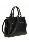 Guess Katey Luxury Satchel, Bag Women, Black