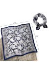 TIANNAIT Lot de 4 écharpes carrées élégantes bandana en polyester, bandana décoratif, motif cachemire pour accessoires quotid