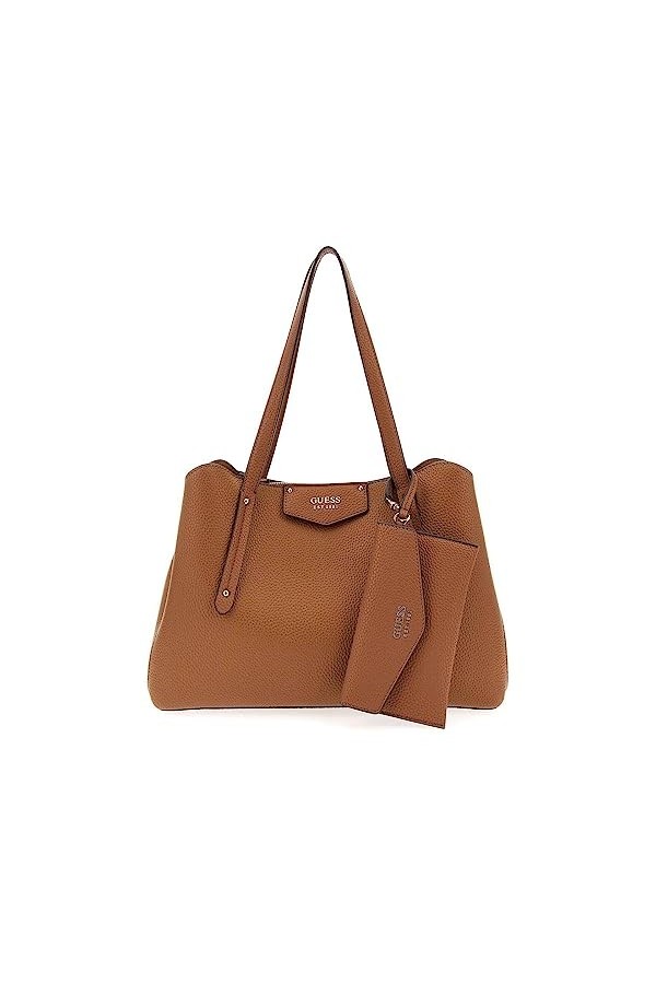 GUESS Eco Brenton Sac à bandoulière 35 cm Caramel Taille Unique