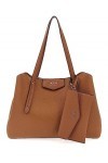 GUESS Eco Brenton Sac à bandoulière 35 cm Caramel Taille Unique