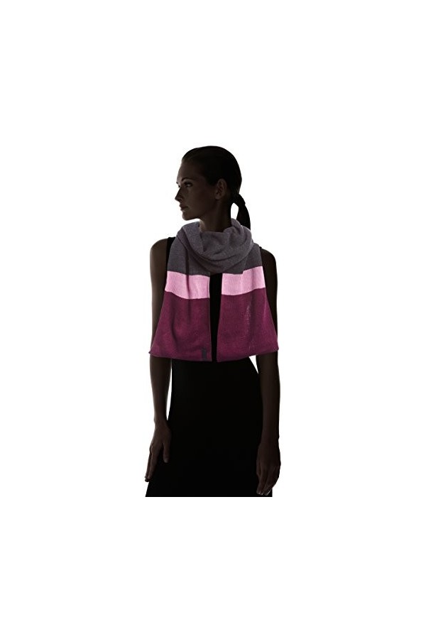 PUMA Gants et écharpe Fundamentals Set L/XL Dark Gray Heather-Lilac Chiffon-Dark Purple