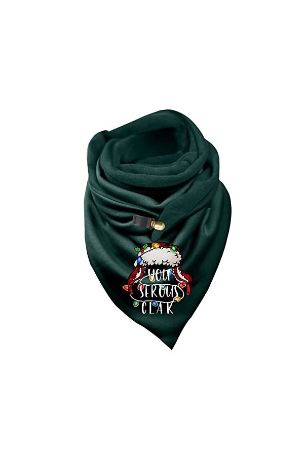 Noël Graphique Puff Printing Blank Custom Logo Sweatshirts Grande Taille en Relief Femmes Hoodies Écharpe Vert Olive Femmes, 