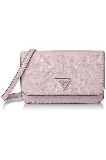 Guess Noelle Xbody Flap Organizer, Sac a bandouliere Womens, Light Rose, Taille Unique