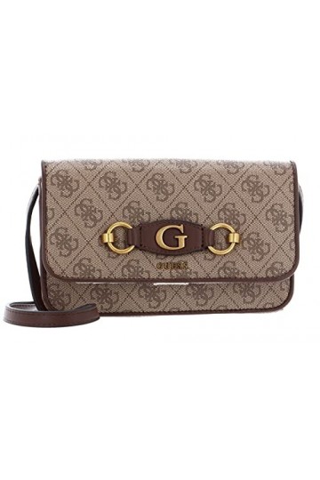 Guess Izzy Pochette telephone brun