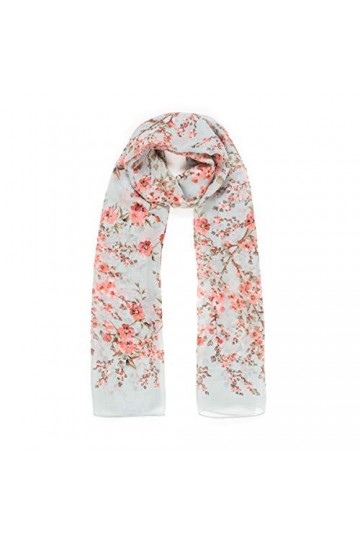 MELIFLUOS DESIGNED IN SPAIN Écharpe pour femme Écharpes légères et transparentes pour lété Automne Châle Wraps Voile