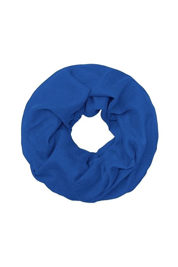 SoulCats® classic, foulard à boucles léger et unicolore dans la couleur : rouge