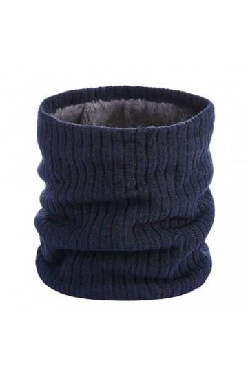 LETAO Écharpe tubulaire pour automne et hiver - Protection chaude du cou - Couleur unie - Bonnet tricoté