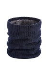 LETAO Écharpe tubulaire pour automne et hiver - Protection chaude du cou - Couleur unie - Bonnet tricoté