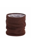 LETAO Écharpe tubulaire pour automne et hiver - Protection chaude du cou - Couleur unie - Bonnet tricoté