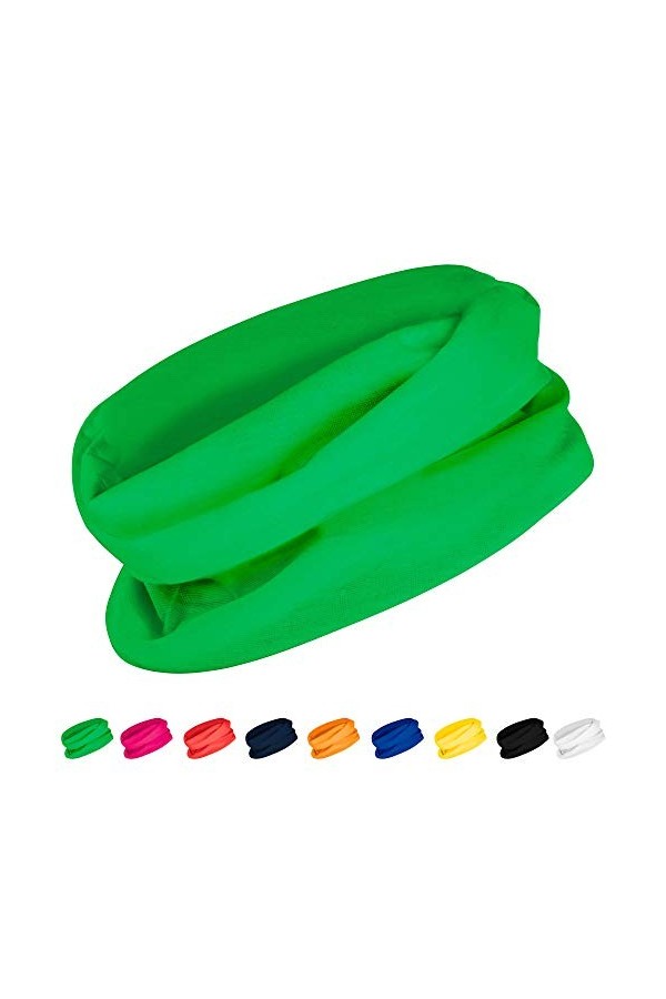 GO HEAVY Foulard multifonction universel. - Vert - taille unique