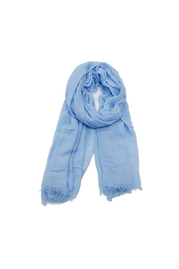 Emma & Giovanni - Echarpe Foulard en 180cm*70cm - Femme Noir 