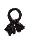 VIKINGS Foulard unisexe en tissu avec strass Floral, Schal Strass:Schwarz