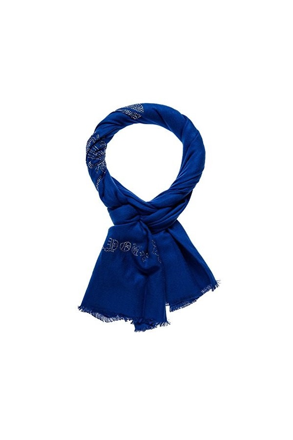 VIKINGS Foulard unisexe en tissu avec strass Floral, Schal Strass:Schwarz