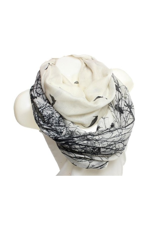 Gloop Écharpe tube pour femme - Couleur unie - Multicolore - Taille Unique