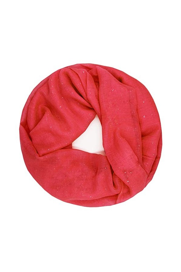 Glamexx24 Glamexx33 Écharpe tube à paillettes légère unie