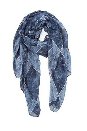 YOUR SMILE Écharpe légère pour femme avec imprimé floral et mélange de couleurs unies pour le printemps et lété, 105, 70.8 x