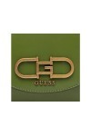 GUESS Fleet Mini Saddle Crossbody Bag Bottle Green