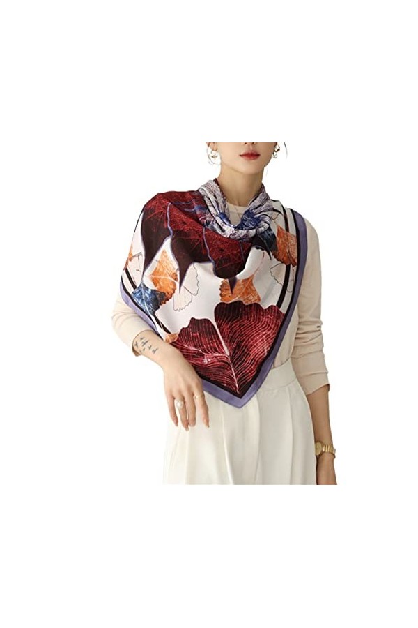 FAIRYGATE Écharpe à imprimé pour femmes designer de célébrités douce et légère longue enveloppe toutes les saisons écharpes c