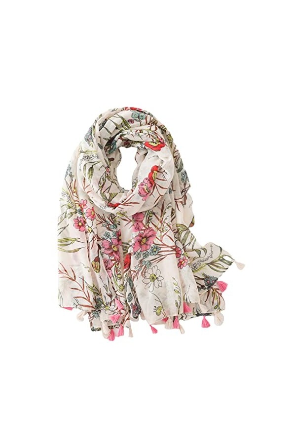 FAIRYGATE Echarpe Femme Hiver Femme Foulard Classique Écharpe Longue Carré Wrap de châle Etole Pashmina Châle Epaissi Echarpe
