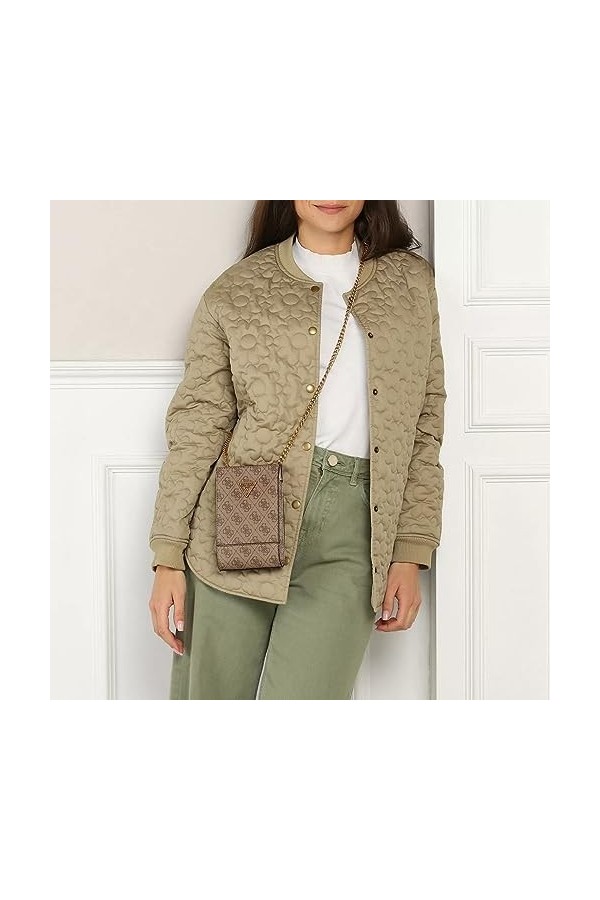 Guess Noelle Chit Chat, Étui pour téléphone Portable Femme, Crème, Taille Unique