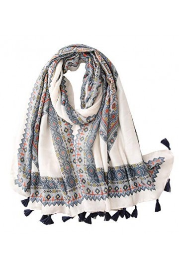 FAIRYGATE Foulard Châle Femme Écharpe pour Printemps Automne Hiver Doux Etole Léger Longues Grandes Scarf pour Mariage Soirée